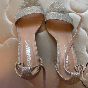 Danna Raye heels size 8. Worn once for graduation